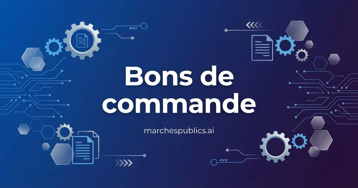 Marches a bons de commande : mode d'emploi complet
